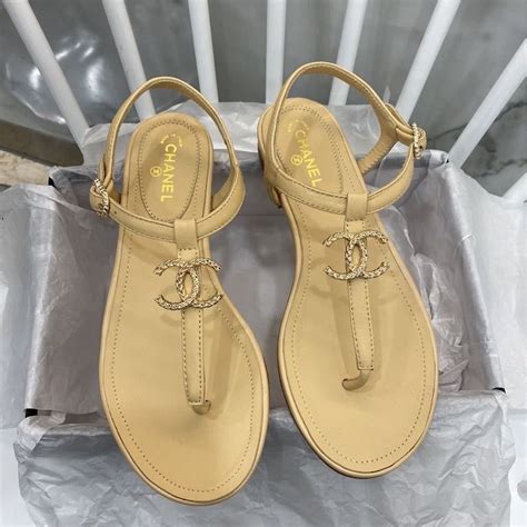 chanel thong sandals 2018|Chanel sandals official site.